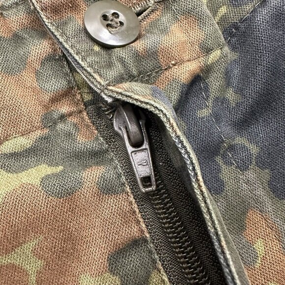 Vintage German Army Pants Mens 30x30 DEU Scharrer Camo 8415-12-361-8597 - Picture 5 of 12